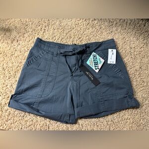 NWT - UNIONBAY Marty Stretch Women's Starlight Blue Cargo Shorts - 10